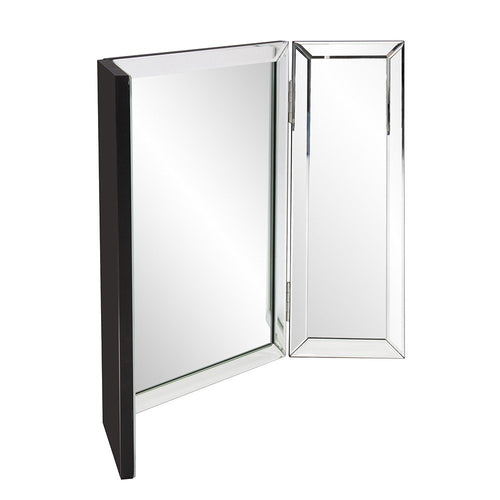21" Gray Freestanding Framed Makeup Shaving Tabletop Mirror
