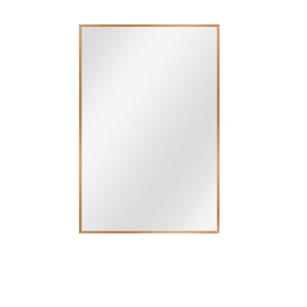 36" Silver Metal Accent Mirror