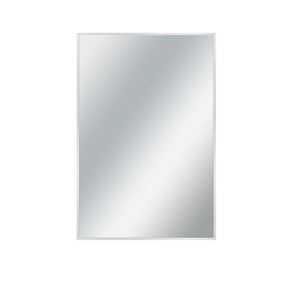 36" Silver Metal Accent Mirror