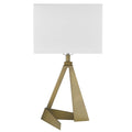 25" Brass Novelty Table Lamp With Shade
