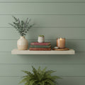 8" Solid Wood Wall Mounted Shelving Unit
