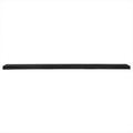 75" Black Wooden Wall Mounted Floating Shelf