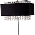 28" Silver Bedside Lamp With Shade