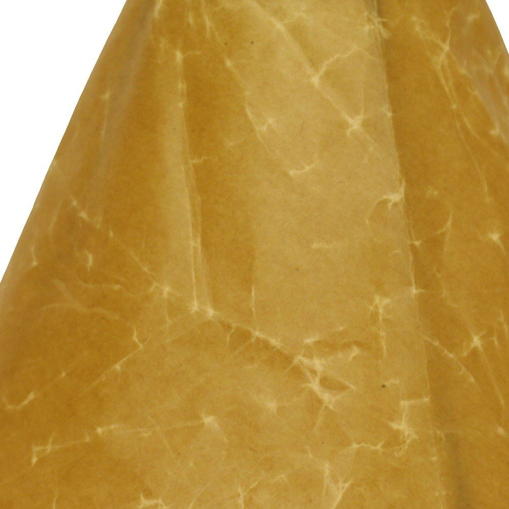 Brown Crinkle Oil Paper Empire Lamp Shade