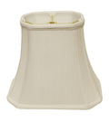 White Monay Shantung Silk Bell Lamp shade