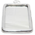 18" Silver Aluminum Framed Accent Mirror
