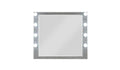 36" Square Wood Framed Mounted Dresser Mirror