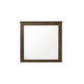 40" Square Wood Framed Mounted Dresser Mirror