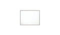 35" White Wood Framed Mounted Dresser Mirror