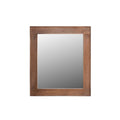 46" Brown Dresser Solid Wood Mirror