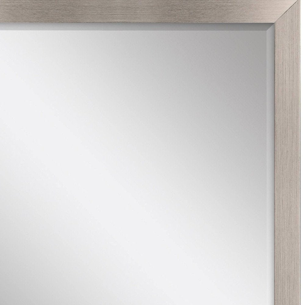 30" Silver Accent Mirror