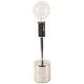 18" Silver Candlestick Lamp Base
