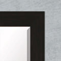 41" Dark Brown Accent Mirror