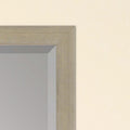 43" Silver Wood Accent Mirror