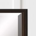 31" Bronze Wood Accent Mirror