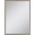 38" Silver Wood Accent Mirror