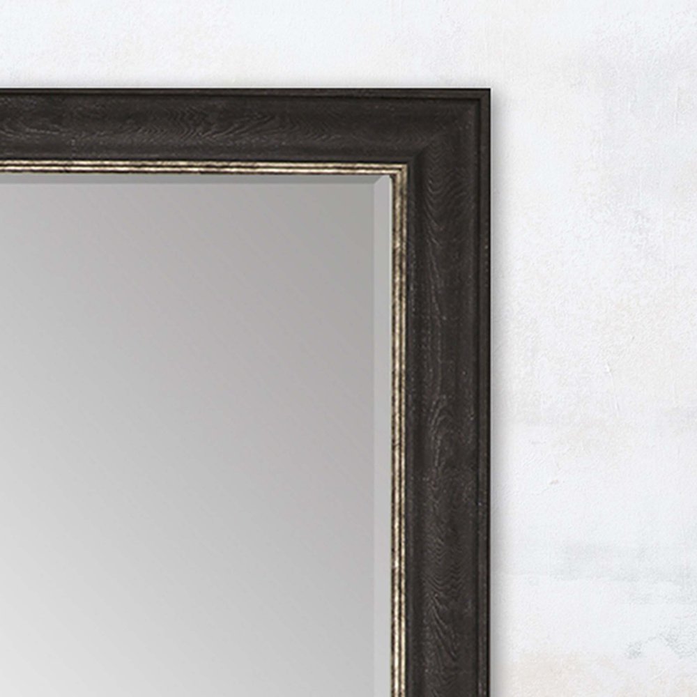 45" Dark Brown Accent Mirror
