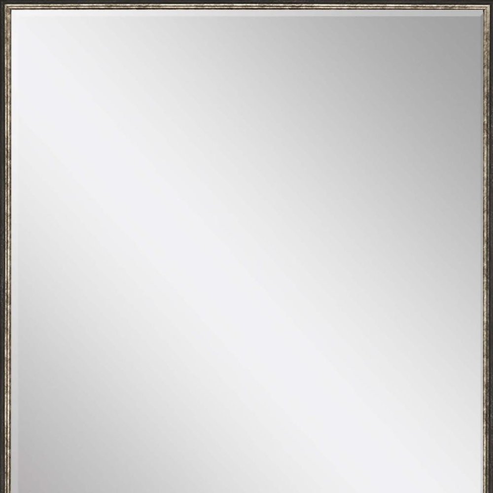 45" Dark Brown Accent Mirror