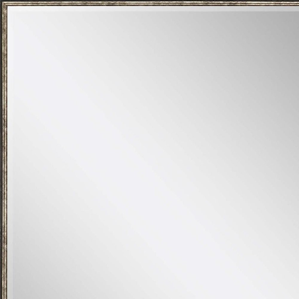 53" Dark Brown Accent Mirror