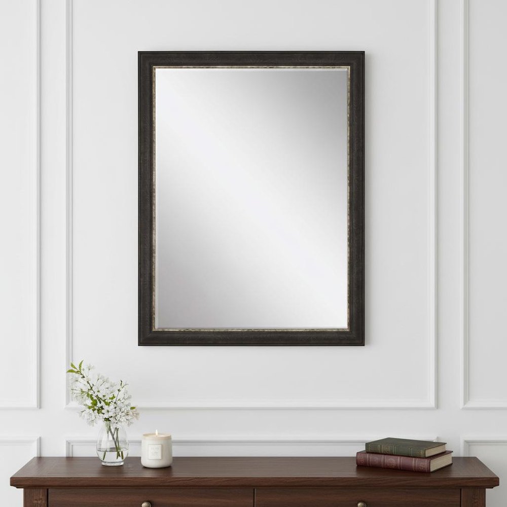 53" Dark Brown Accent Mirror