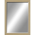 39" Silver Solid Wood Framed Accent Mirror