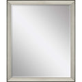 32" Silver Framed Accent Mirror