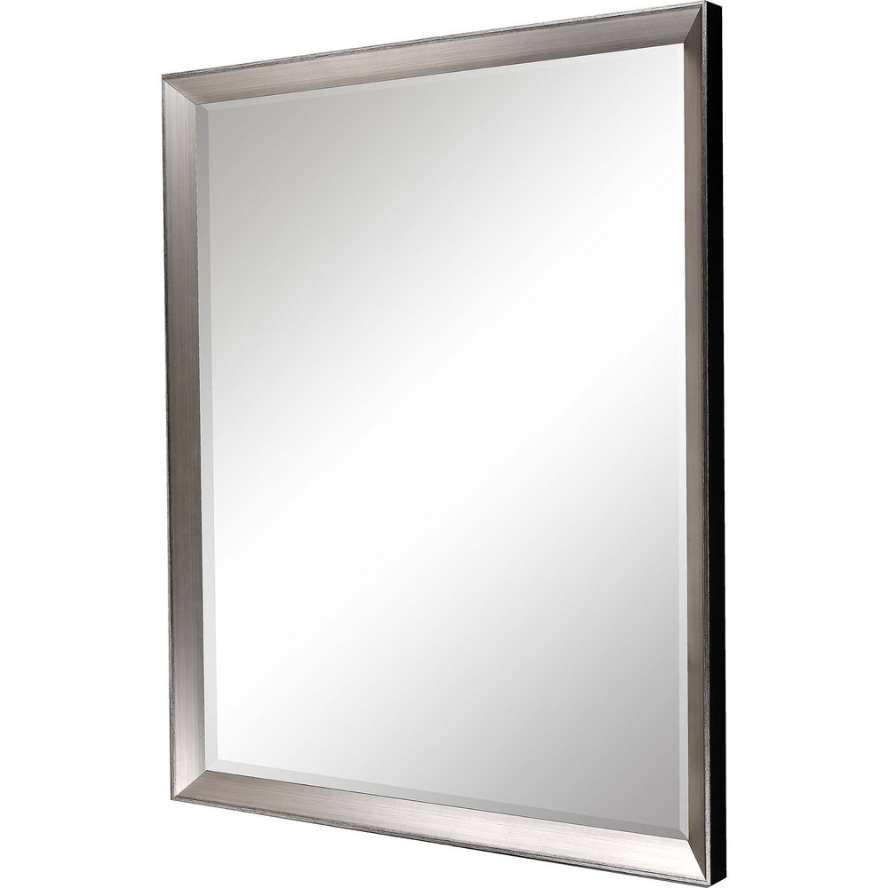 40" Silver Framed Accent Mirror