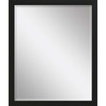 31" Black Framed Accent Mirror