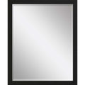 43" Black Framed Accent Mirror