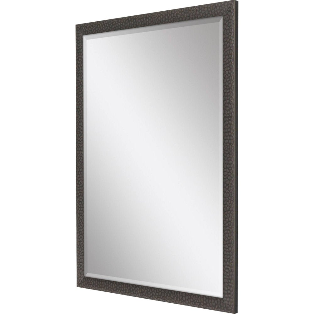 51" Dark Brown Solid Wood Framed Accent Mirror
