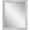 34" Silver Framed Accent Mirror