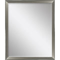 44" White Framed Accent Mirror