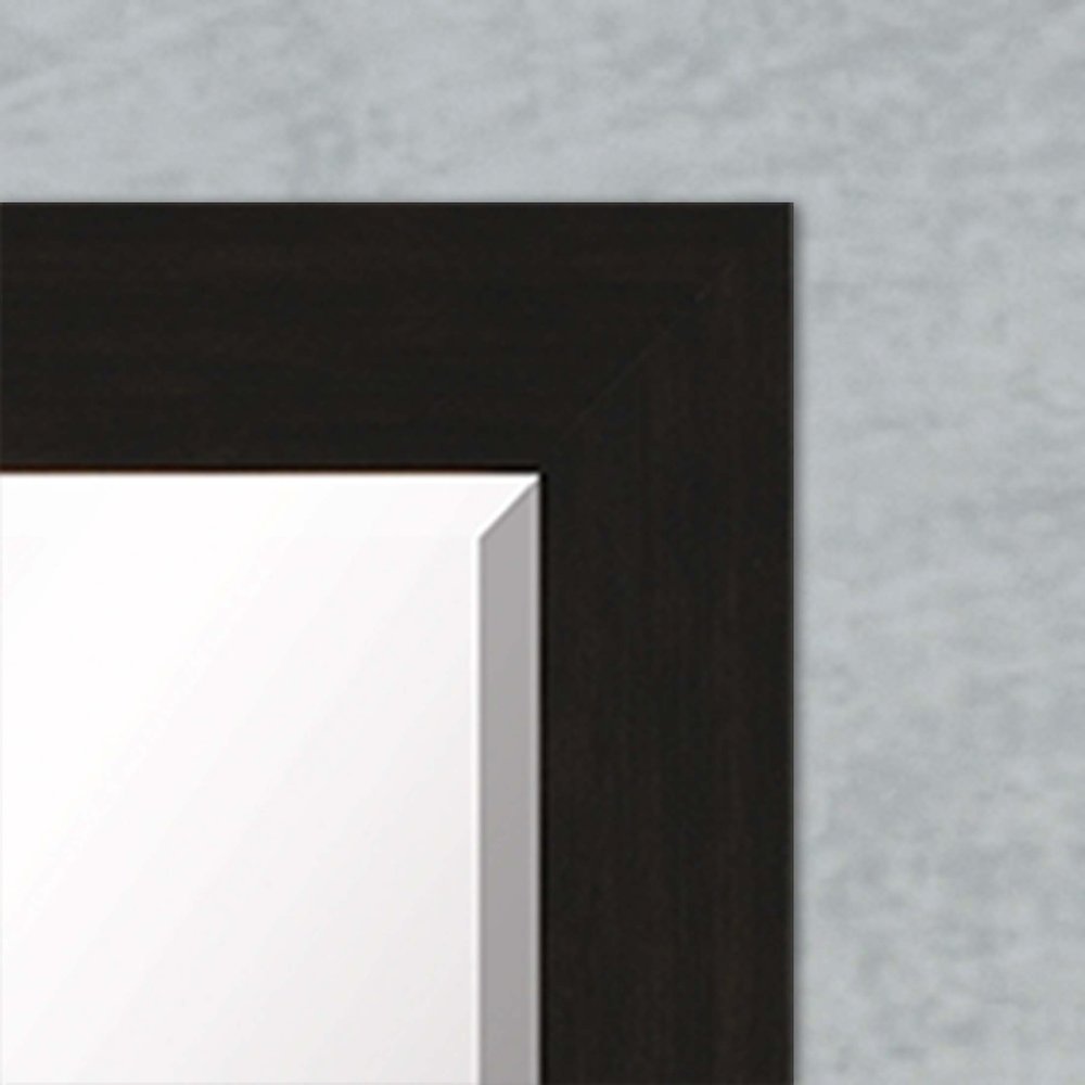 53" Dark Brown Accent Mirror