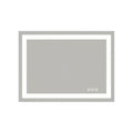 28" Clear Lighted Frameless Bathroom Vanity Mirror