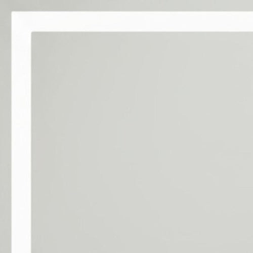 20" Clear Lighted Frameless Bathroom Vanity Mirror