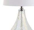 20" Clear Novelty Table Lamp With Drum Shade