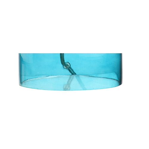 19" Clear Novelty Desk Lamp With Drum Shade