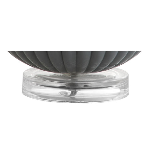 18" Clear Novelty Table Lamp With Drum Shade
