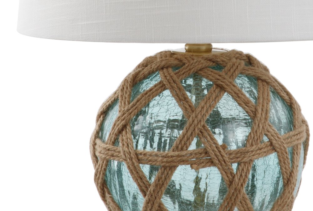 22" Gold Novelty Table Lamp With Drum Shade