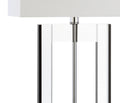 26" Clear Novelty Table Lamp With Drum Shade