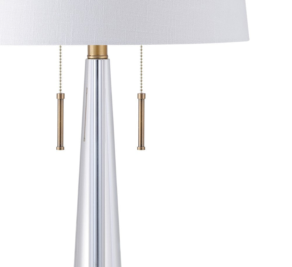 30" Gold Novelty Table Lamp With Empire Shade