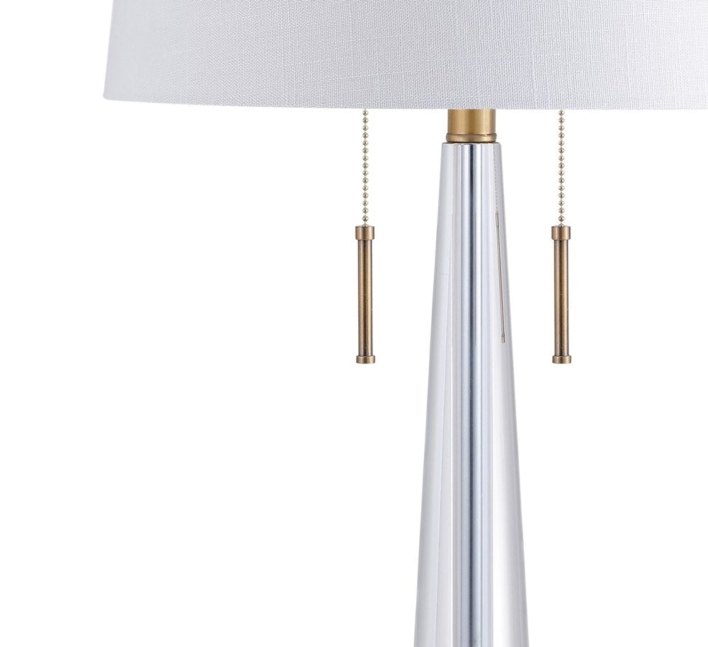 30" Gold Novelty Table Lamp With Empire Shade