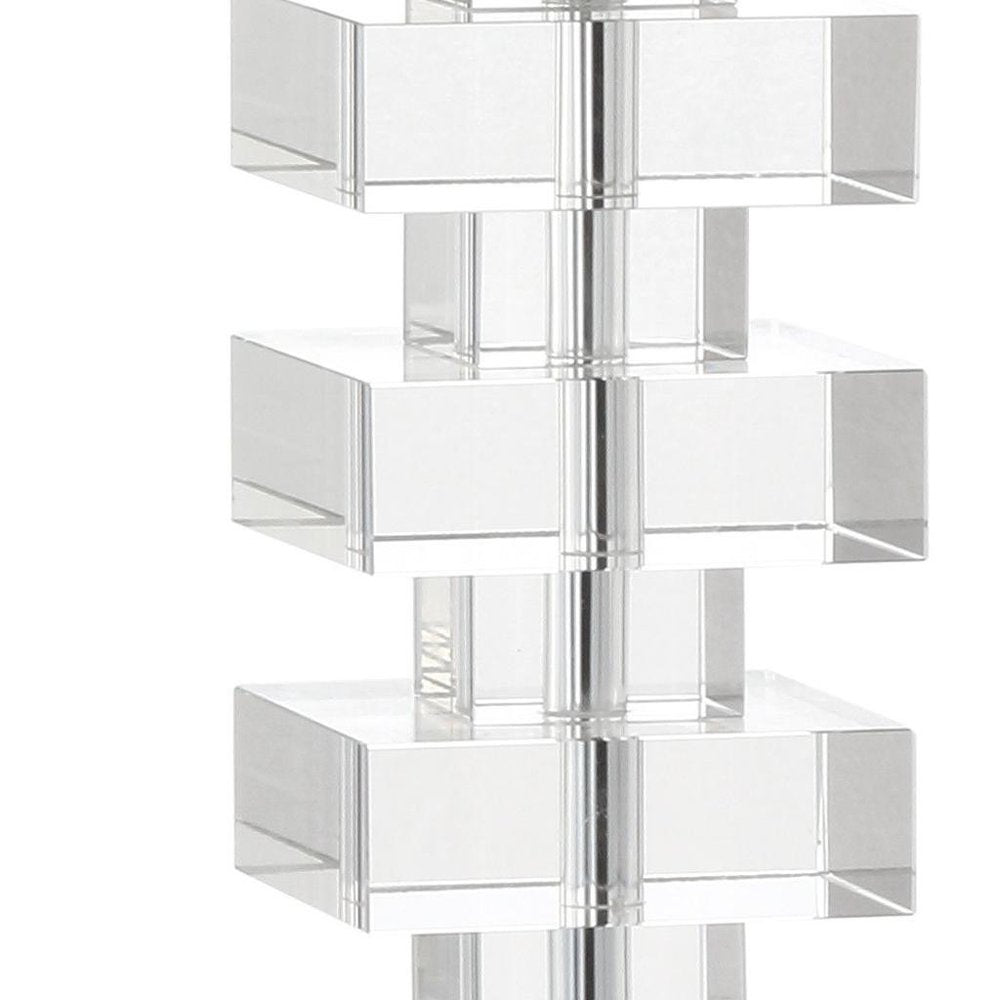 28" Clear Novelty Table Lamp With Shade