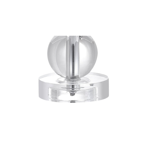 18" Clear Novelty Table Lamp With Drum Shade