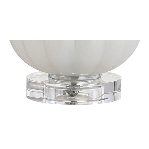18" Clear Novelty Table Lamp With Drum Shade