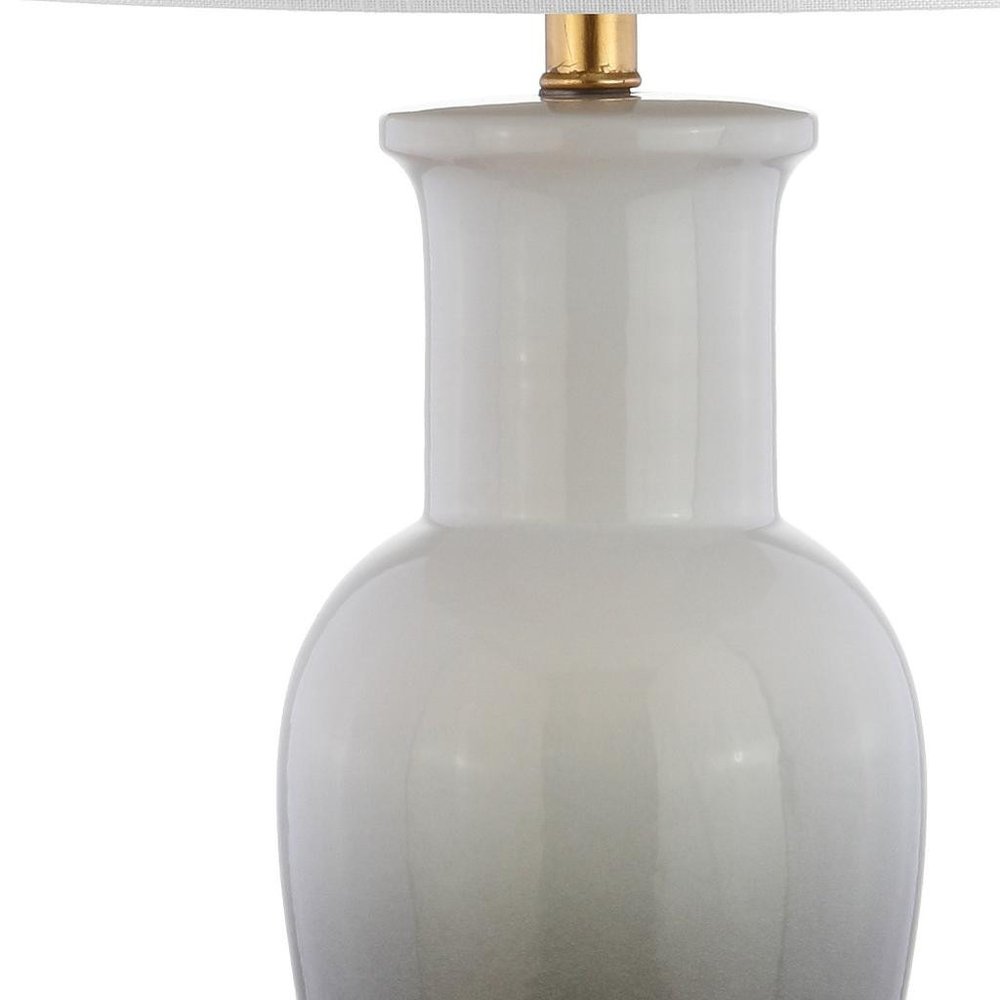 32" Gold Novelty Table Lamp With Drum Shade