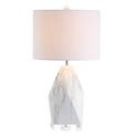 26" Clear Novelty Table Lamp With Drum Shade