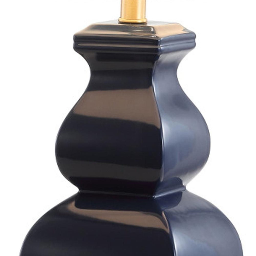26" Gold Novelty Table Lamp With Globe Shade