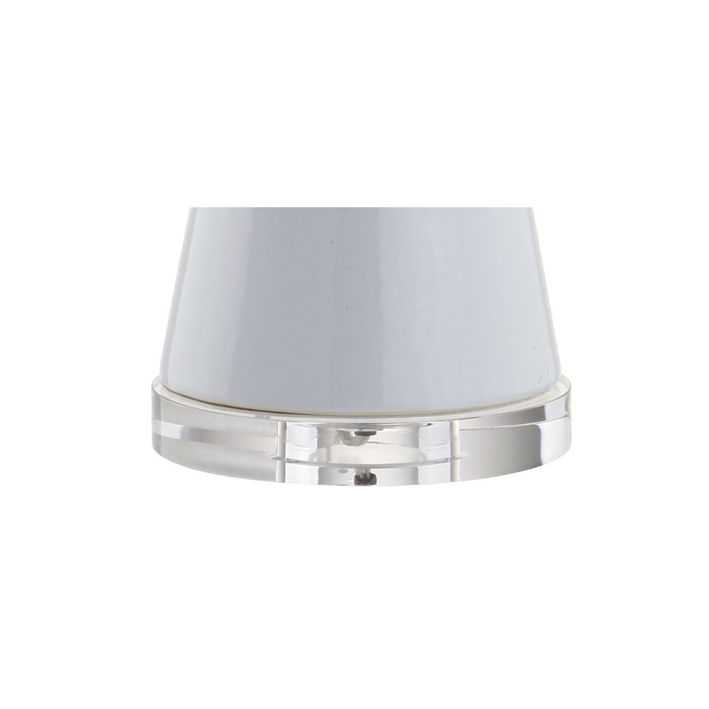 29" Clear Novelty Table Lamp With Drum Shade