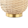 25" Gold Urn Table Lamp With Empire Shade